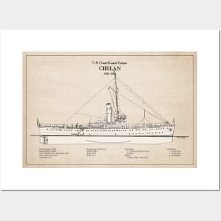 United States Coast Guard Cutter Chelan - SBD Posters and Art